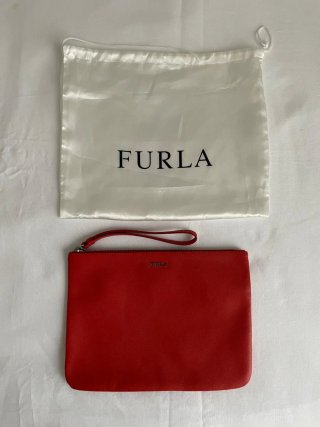 Bolso de mano Furla naranja