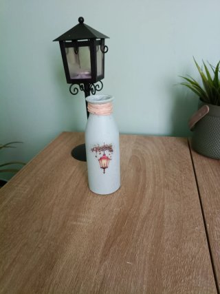 Juego 3 Botellas Decorativas Vintage