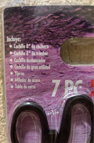 Set coltelli e forbici Iler's 7 pezzi