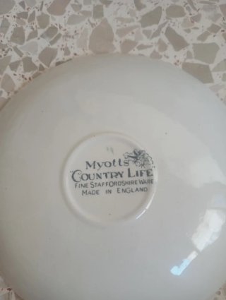 Juego de té inglés porcelana