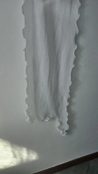 Pareo bianco a rete