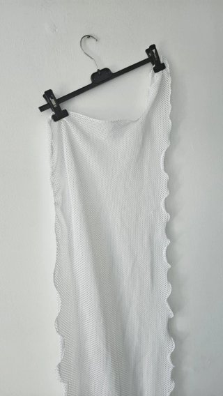 Pareo bianco a rete