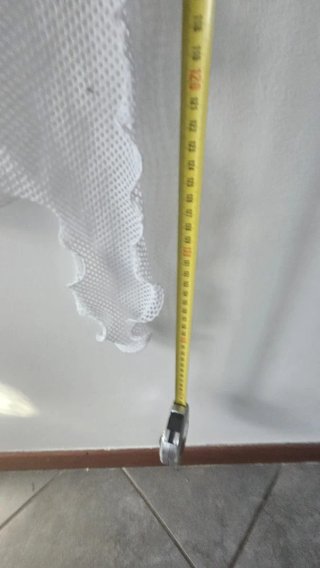 Pareo bianco a rete
