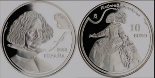10 Euro Pintores Españoles Velázquez 2008 plata