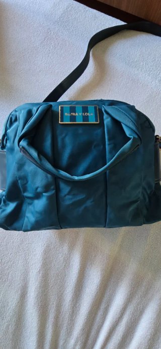 Bolso Bimba y Lola Azul Marino y Dorado