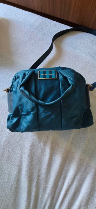 Bolso Bimba y Lola Azul Marino y Dorado