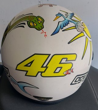 Casco Jet AGV New Bali "Zoo" Valentino Rossi - Tag