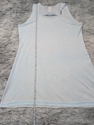 Harley Davidson Camiseta Tirantes Azul Vintage