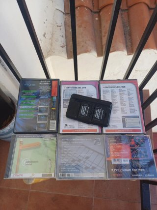 Lote di CD SOFTWARE, VIDEOGIOCHI, MUSICA, VINTAGE