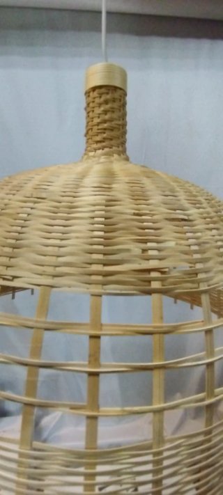 Lámpara ratán 60cm