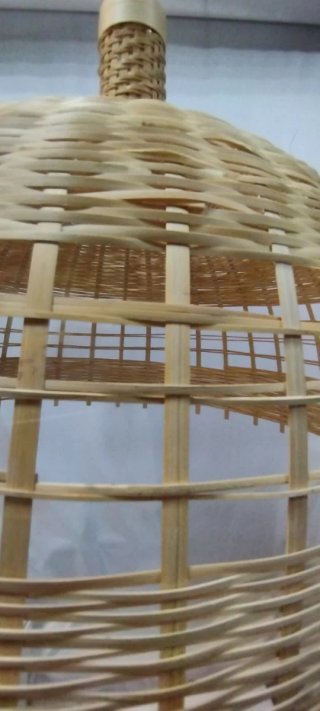 Lámpara ratán 60cm