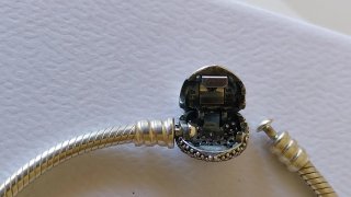 Pulsera Pandora  Corazón Brillante