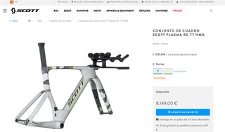 SCOTT Plasma TRIATLON T.M SRAM RED AXS, IMPECABLE