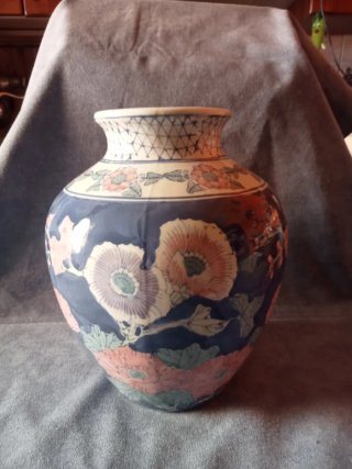 Vaso vintage ceramica fiori
