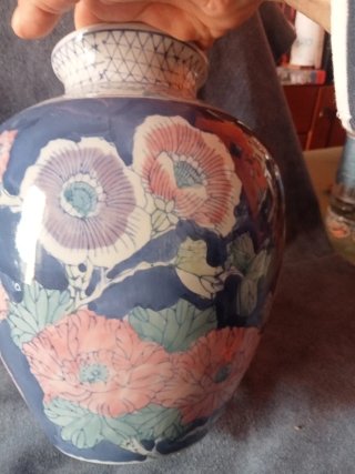 Vaso vintage ceramica fiori