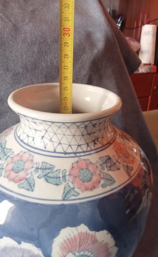 Vaso vintage ceramica fiori