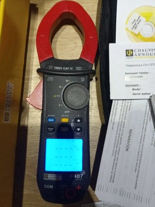 Pinza CHAUVIN ARNOUX F407 TRMS