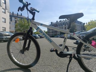 Bicicleta BTwin Racing Boy 300 20 Azul