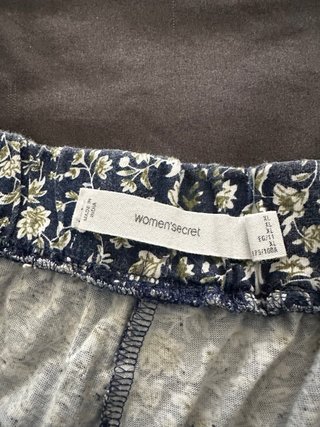 Pijama women'secret azul y blanco