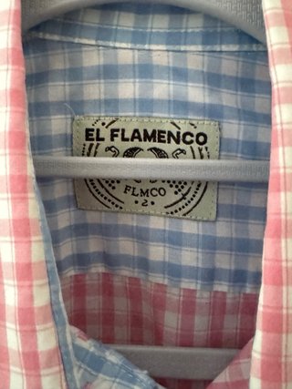 Camisa cuadros rosa EL FLAMENCO