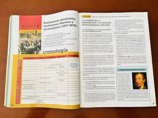Historia del mundo contemporáneo, Hi Bachillerato