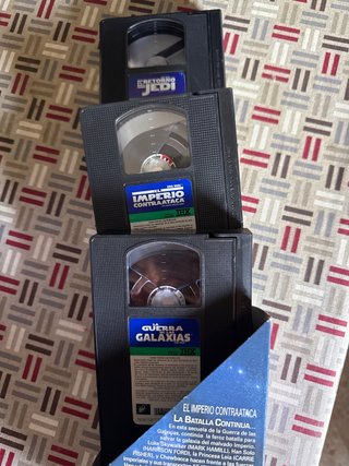 Trilogía La Guerra de las Galaxias VHS