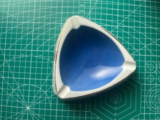 Cenicero Martini Porcelana 1950’Vintage Triangular