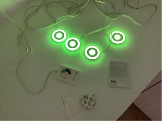 IKEA DIODER 4 focos LED RGB multicolor NUEVO