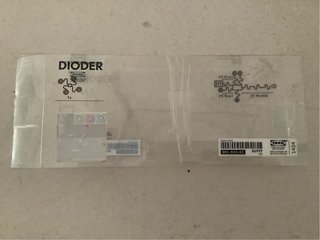 IKEA DIODER 4 focos LED RGB multicolor NUEVO