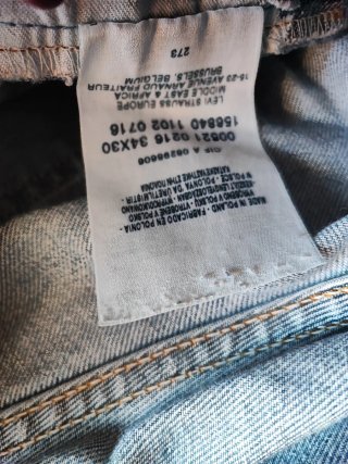 Pantalón Levis auténtico azul