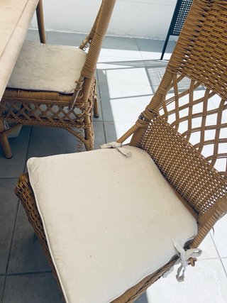 Mesa y  5 Sillas de Jardín