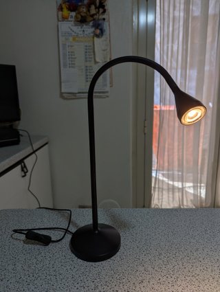 Lampada da tavolo nera LED nero 1.9W