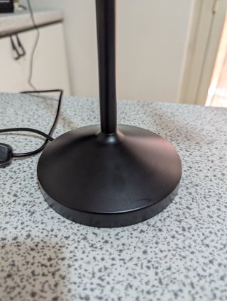 Lampada da tavolo nera LED nero 1.9W