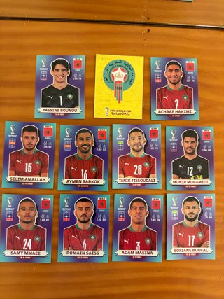 Lote Cromos Panini 2022 y 2026