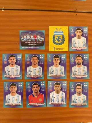 Lote Cromos Panini 2022 y 2026