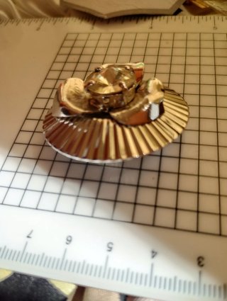 Orecchini clip Rocca silver Cristal