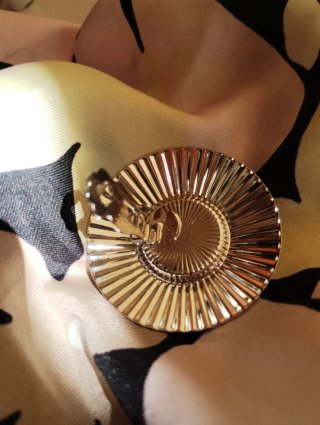 Orecchini clip Rocca silver Cristal