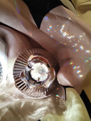 Orecchini clip Rocca silver Cristal