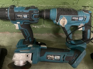 Kit Herramientas Batería Koma: Taladro, Rotomartil