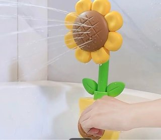 Juguete de baño girasol
