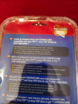Funda PSP FC Barcelona y Sensor Movimiento