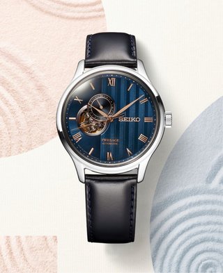 Seiko Presage SSA421J1 Automático Azul/Oro