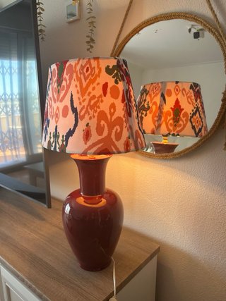 Lámpara de mesa estilo mallorquína