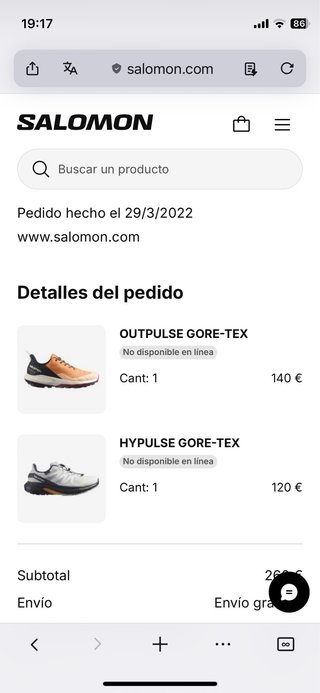 Salomon OUTpulse Goretex Trekking Mujer