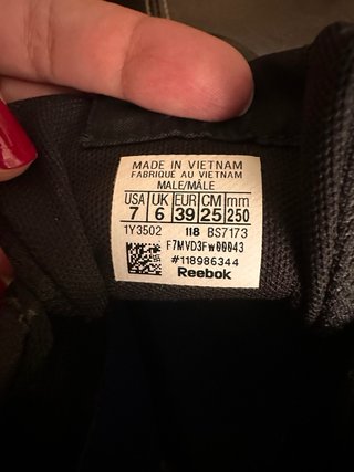 Zapatillas Reebok Negras