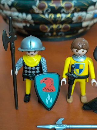 Playmobil Caballeros con Accesorios