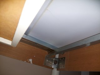 Mesa de cocina extensible blanca