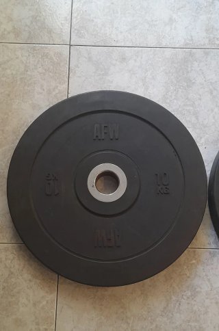 2 Discos Olímpicos Engomados 10kg