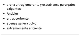 Arena especial aglomerante para gatos 10L