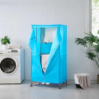 Electric Clothes Dryer with Sock Clip, 2-Tier Fold